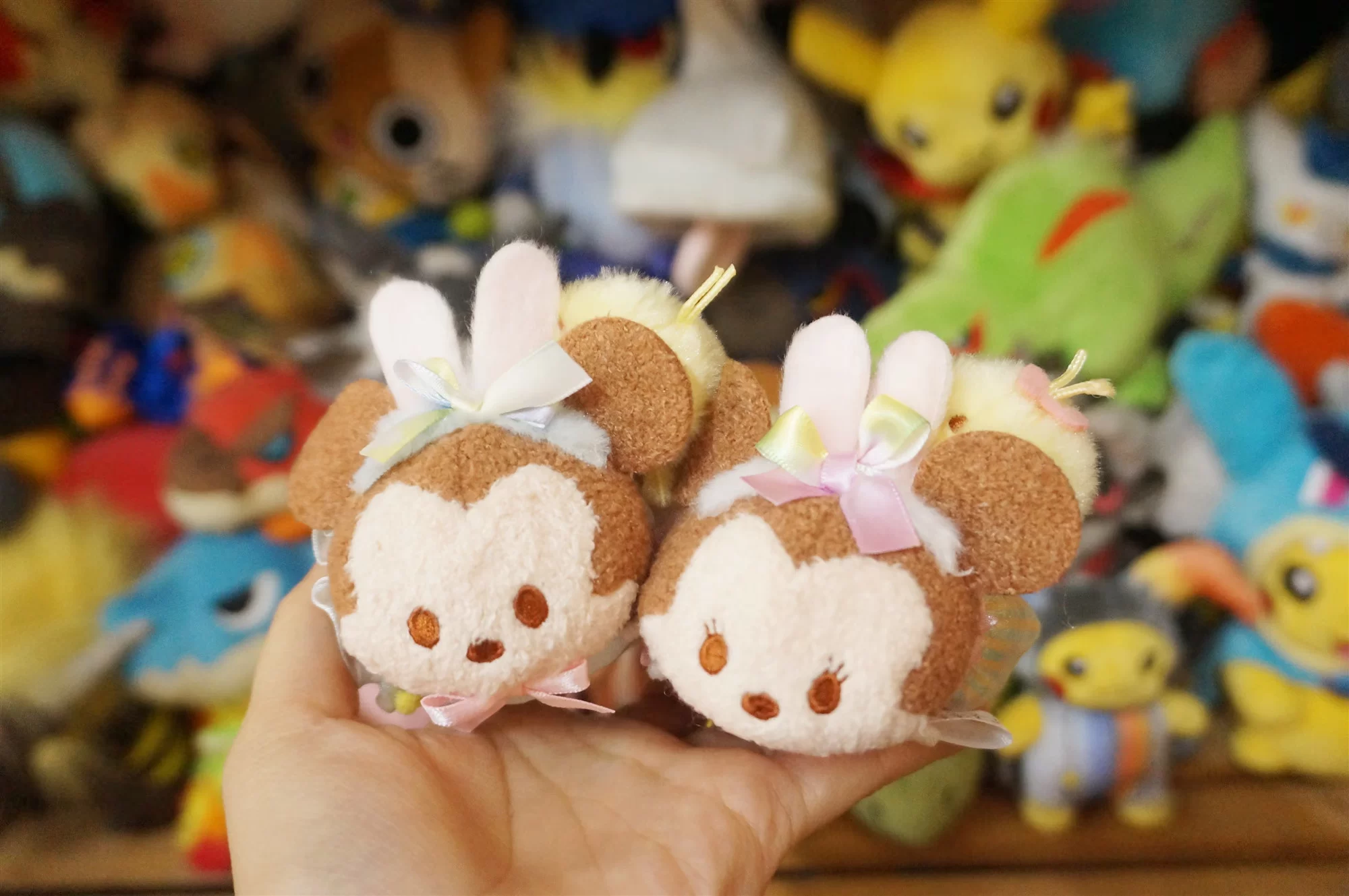 Японский один Токио Дисней Пасха Заяц Маленькая Желтая Цыпочка Платье ТсуМ ТсуМ Песочные мешки 6