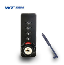 9525 lock watchtop mechanical code lock desk triple drawer lock Tin Locker dial WT password turnkey lock