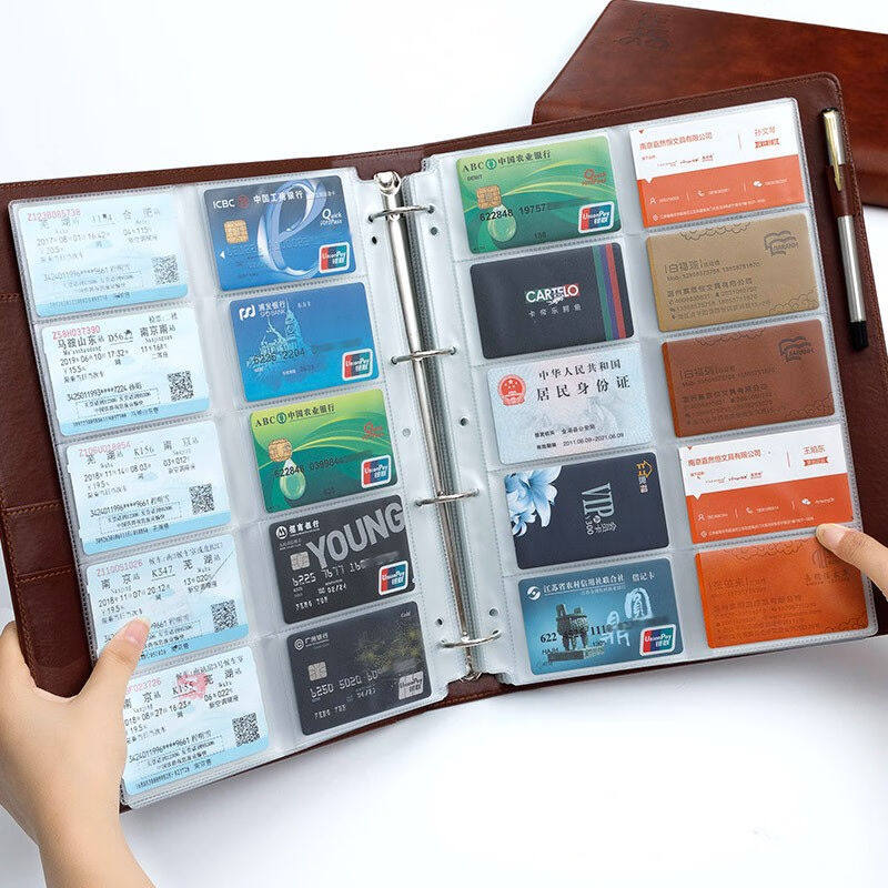 Faramon A4 large capacity business business card card card book 1000 card card book credit card card