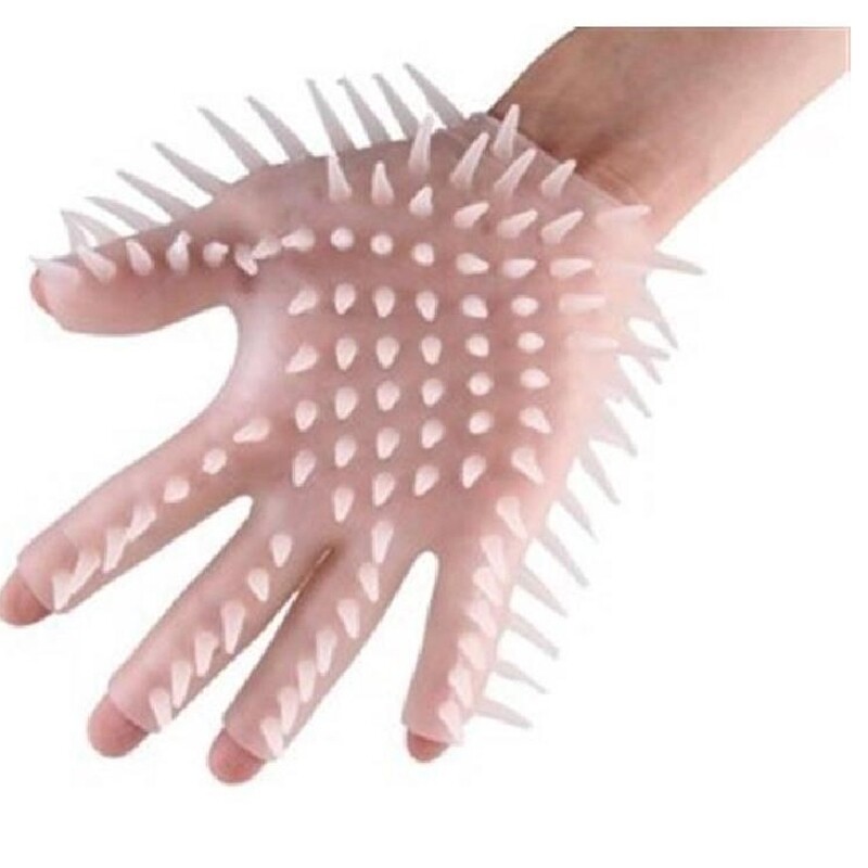 Gloves Unisex couple masseuse teases soft thorn gloves beauty's lower body fun hand buckle confusion lace