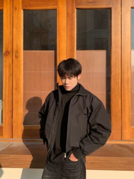 Hope Shop Winter Korean Style Loose-Fitting 90 White Duck down Jacket Men's Lightweight Stand-Up Collar Short Jacket