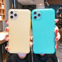 Applicable to iPhone11pro Max mobile phone case Apple 11 liquid silicone XS ultra -thin protective cover all -inclusive transparent anti -falling network red tide card eleven matte men and women new 11p shells