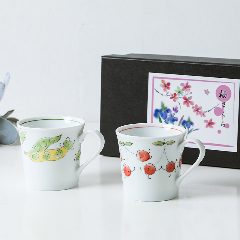 Fawn field'm ceramic keller imported from Japan Japanese couples to cup gift cup Chinese valentine 's day gifts mugs