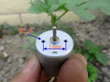 Стандартное растение круглое 280 DC Мотор с высокой скоростью углеродной щетки Сильный магнитный магнитный мотор 2 мм стержень 4,2 В 17500 об / мин