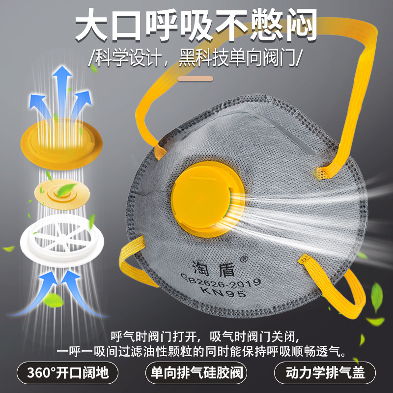 Welder's Special Mask for Coal Mine Welding, Anti-Smoke and Dust, Secondary Protection Welding, Anti-Toxic, Anti-Industrial Dust, Grinding, Spray Painting, Anti-Pneumoconiosis