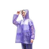 Дождевик, штаны, длинный комплект для взрослых, водонепроницаемый раздельный электромобиль, женский стиль, увеличенная толщина