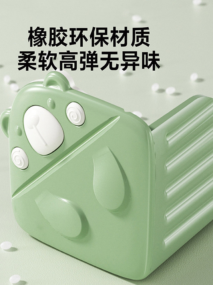 Broken Bridge Aluminum Window Anti-Collision Corner Protector Silicone Edge Wrap Glass Window Corner Anti-Bump Head Protection Inner Opening Safety Automatic Protective Cover