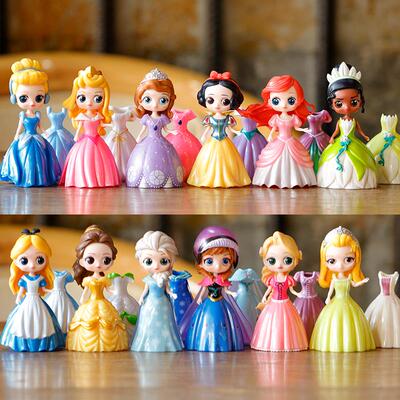 taobao agent Minifigure for princess for dressing up, toy, jewelry, “Frozen”, Birthday gift