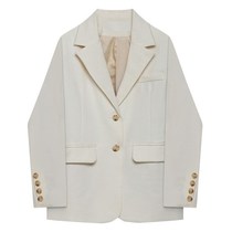 britishstyle high-end homemade apricot white suit jacket small crowddesign Inumbritish style