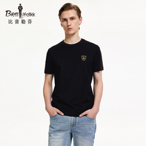 (outlast air conditioning silk) Bjørn Löfven summer new mens crewneck short sleeves T-shirt light and sweaty breathable