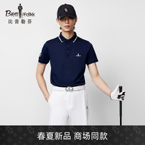 (Breathable cotton) Bjørn Löfven Spring Summer 2022 new mens Polo shirt fashion short sleeves athleisure T-shirt