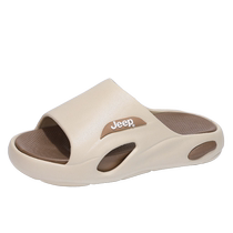 Jeep mens flip flops 2024 new summer outdoor wear beach non-slip anti-odor slippers for men