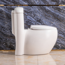 Toilet flush toilet Toilet Bowl New Round Deodorant Large Aperture Home Toilet Silent Siphon Conjoined Toilet Bowl
