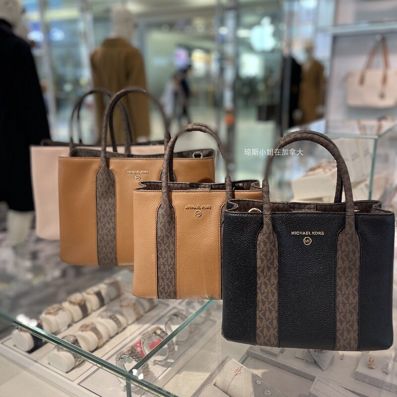 Canadian In-Stock Michael Kors Mk Austin Small Tote Bag Crossbody Handbag