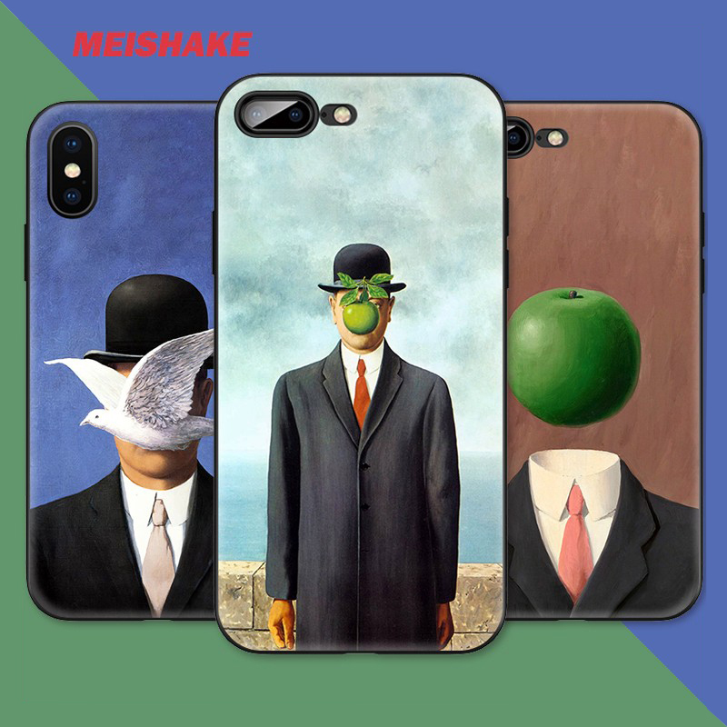 Magritte's Greatest Work Oil Painting Is Suitable for iPhone XS Max Apple 17/16 Promax Soft Shell 15/14Pro Mobile Phone Case 678Plus Magritte's Greatest Work Oil Painting Is Suitable for iPhone XS Max Apple 17/16 Promax Soft Shell 15/14Pro Mobile Phone Case 678Plus
