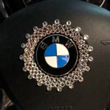 Наклейка на интерьер -интерьер Car Crystal Diamond Car Sticker Внутреннее рулевое колесо