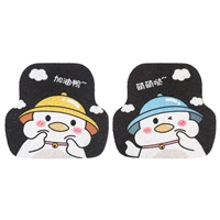 Желтая шляпа Gan Duck Foot Put (задний ряд)+Blue Hat Meng Meng Duck Duck Follow Pad (задний ряд)