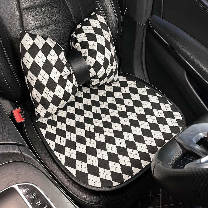 Car Cushions Summer Cool Cushion Creative Mages Ventilation Seasons Universal Ins Nets Red Seats Single Fart Cushion Women
