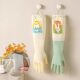 Japan's extended dishwashing gloves, housework kitchen durable women's velvet thickened waterproof vegetables and clothes cleaning special