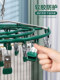 German Stainless Steel Sock Drying Rack for Home Use with Multiple Clips, Windproof Sock Clips, Seamless Drying Tool for Underwear and Panties