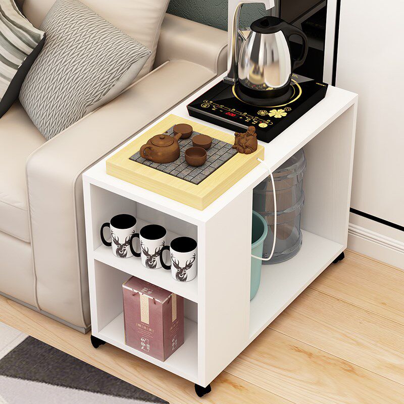 Boiling Kettle Shelf Storage Cabinet Discharge Drinking Fountain Sofa Side Cabinet Living-room Short Table Square Table Simple Tea Table