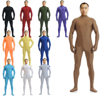 Full Bag Tight Fit Pure Color Change Fit Gymnastics Suit Stage Play Out Without Head Milk Silk One-piece Suit Shapowear