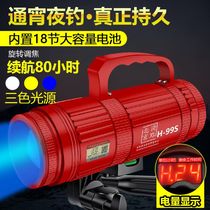 Vertex night fishing light laser cannon fishing Light super bright high power hernia lamp strong light zoom wild fishing fishing blue light
