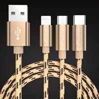 [Плетение быстрого зарядки] Три -In -One/Local Tyrant Gold 1 метр [одна установка]