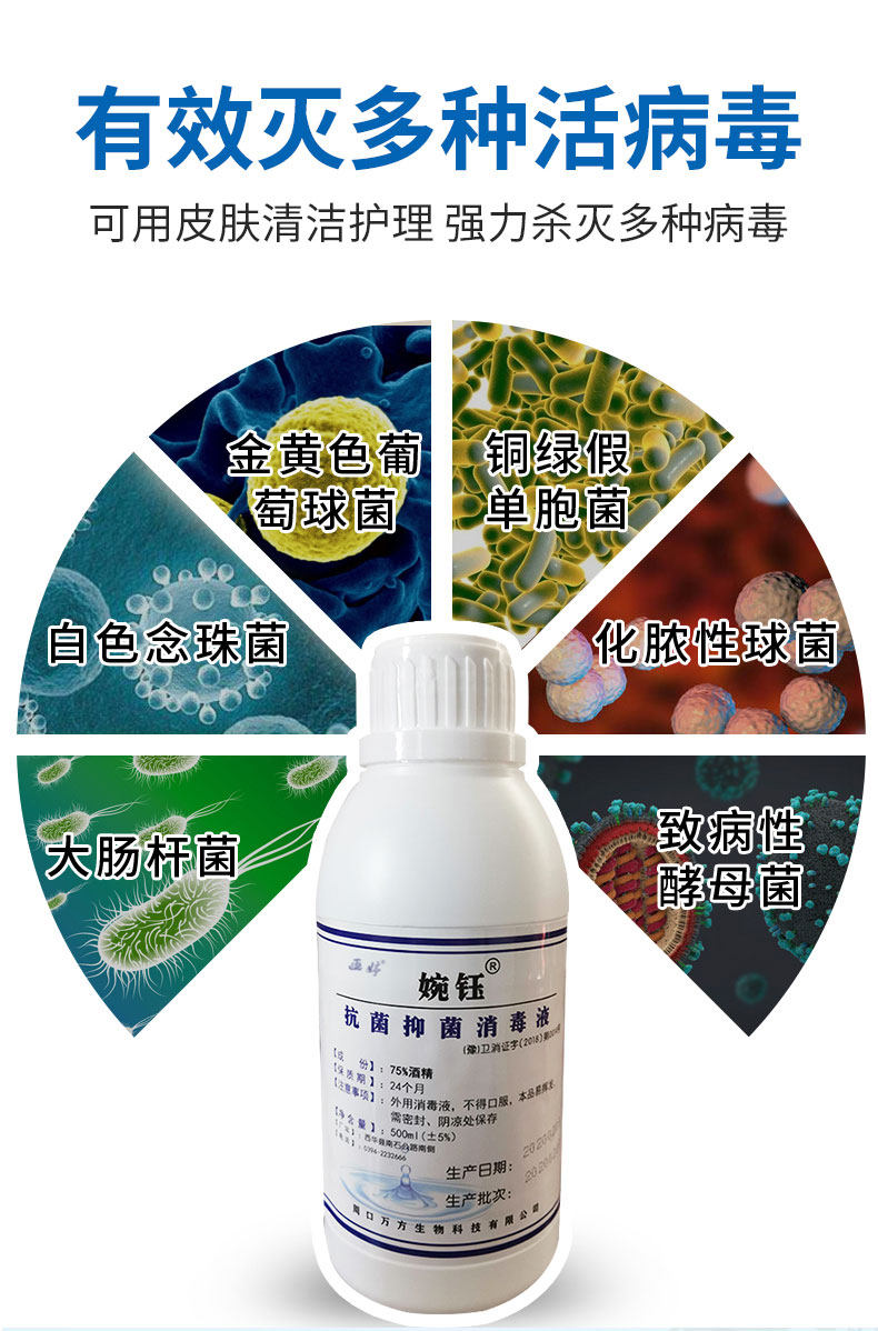 画婷 75度医用酒精消毒液 500ml*3瓶 图4