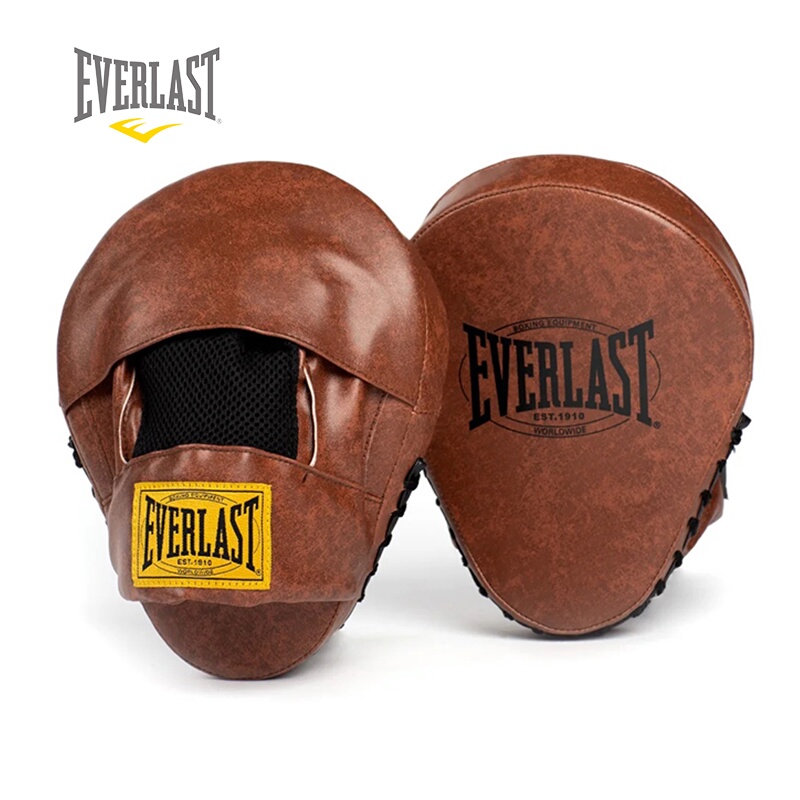 Everlast 1910 Focus Mitts Boxing Target for Sparring, Fighting, Taekwondo, Muay Thai Training