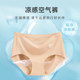 Catman seamless underwear women's ice silk thin section pure cotton breathable antibacterial women's mid-waist sexy briefs head summer
