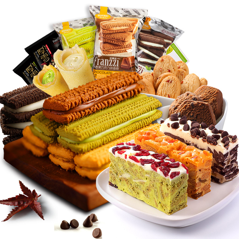 Mid-Autumn Festival Snacks Big Gift Package Gifts Casual Food Cookies Cookies Girls Whole Boxes Bulk Breakfast Snack Gifts-Taobao
