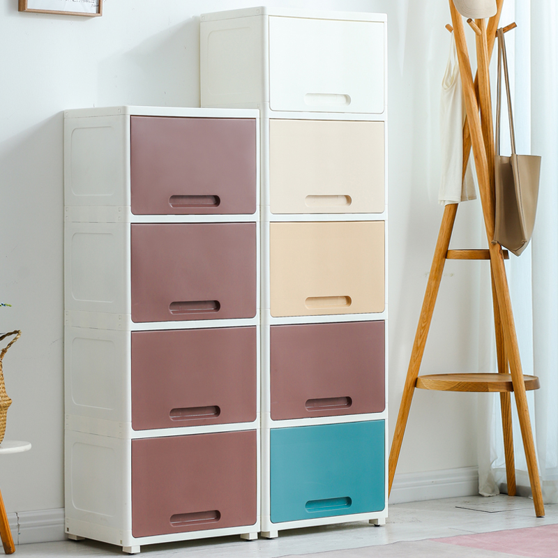 45cm wide clamshell storage cabinet Household thickened large multi-functional chest of drawers Toy sundries cabinet storage cabinet