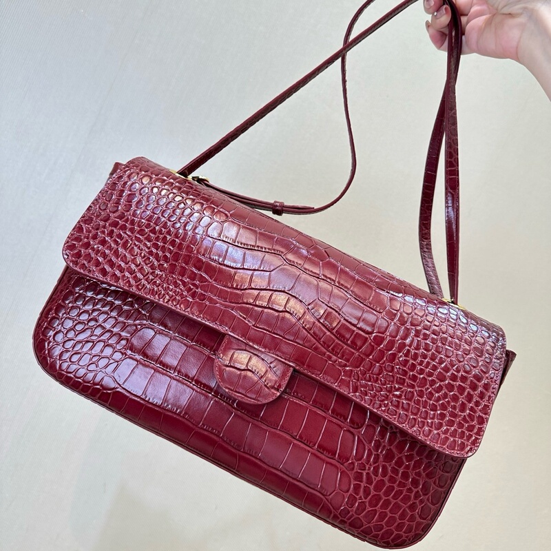 20/26S New Model G-Dragon Same Style Oversized Airport Bag Jenny Crocodile Pattern Baguette Bag Maxi Tote Bag for Women 20/26S New Model G-Dragon Same Style Oversized Airport Bag Jenny Crocodile Pattern Baguette Bag Maxi Tote Bag for Women