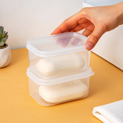 Soap Box with Lid Soap Box Drain Travel Portable Sealed Soap Box Storage Home New Dormitory Large Size