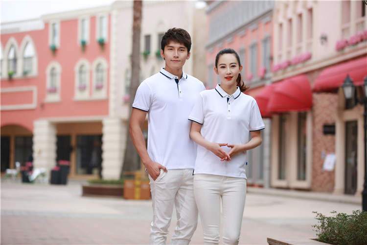 Mùa hè 2019 thời trang thể thao áo thun nhanh khô quần áo ve áo ngắn tay áo polo Quần áo quần yếm in tùy chỉnh - Áo polo thể thao áo polo dài tay