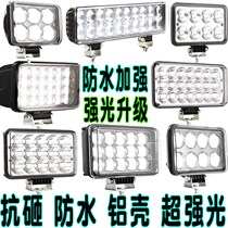 LED truck spotlights Agricultural tractors with headlights headlights Wheat harvester waterproof private car rectangular 7 inches