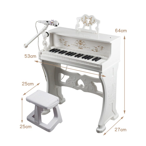 Музыкальная игрушка, пианино, микрофон для начинающих для младенца, раннее развитие