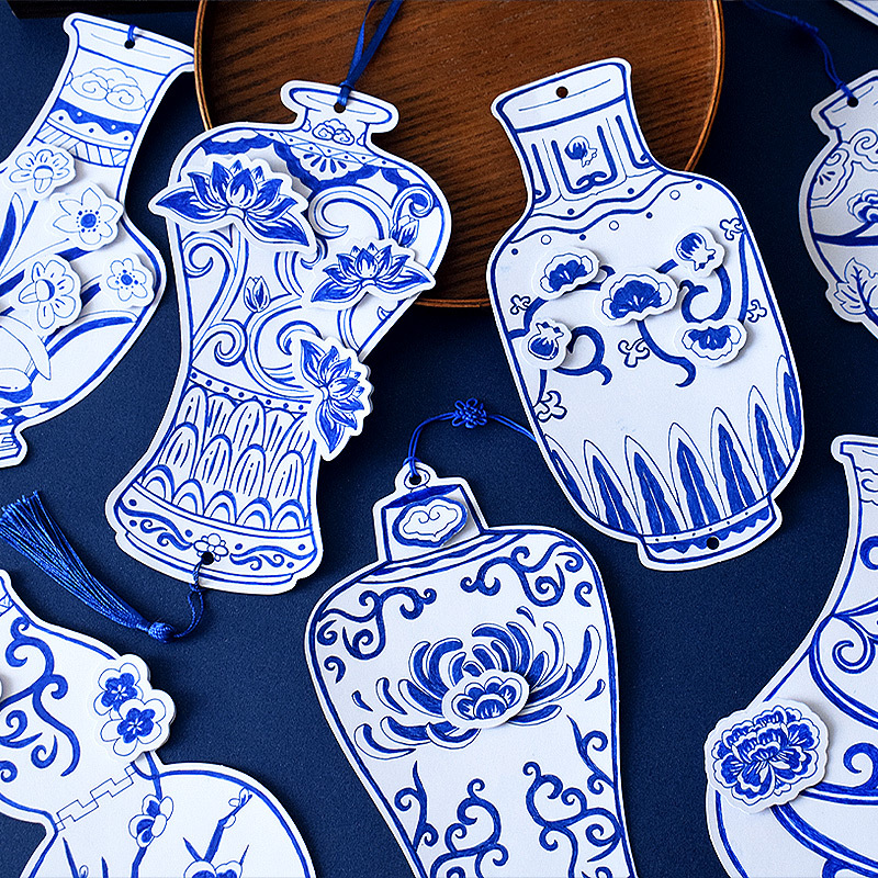 Chinese-Style Three-Dimensional Blue and White Porcelain Coloring Card Paper Vase Semi-Finished Painting Kindergarten Children's Handicraft Art Area LAOSHU Material Kit Primary School Students Coloring Intangible Cultural Heritage Hand-Painted Newspaper Greeting Card Chinese-Style Three-Dimensional Blue and White Porcelain Coloring Card Paper Vase Semi-Finished Painting Kindergarten Children's Handicraft Art Area LAOSHU Material Kit Primary School Students Coloring Intangible Cultural Heritage Hand-Painted Newspaper Greeting Card