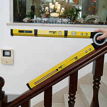 Multifunctional marking ground gauge woodworking scribe compass slope measurement angle meter hanging painting horizontal positioning tool