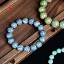 Qixiang large lacquer bead bracelet single scattered beads natural bleached lacquer flow lacquer 15 Buddhist beads female niche design intangible cultural heritage handmade