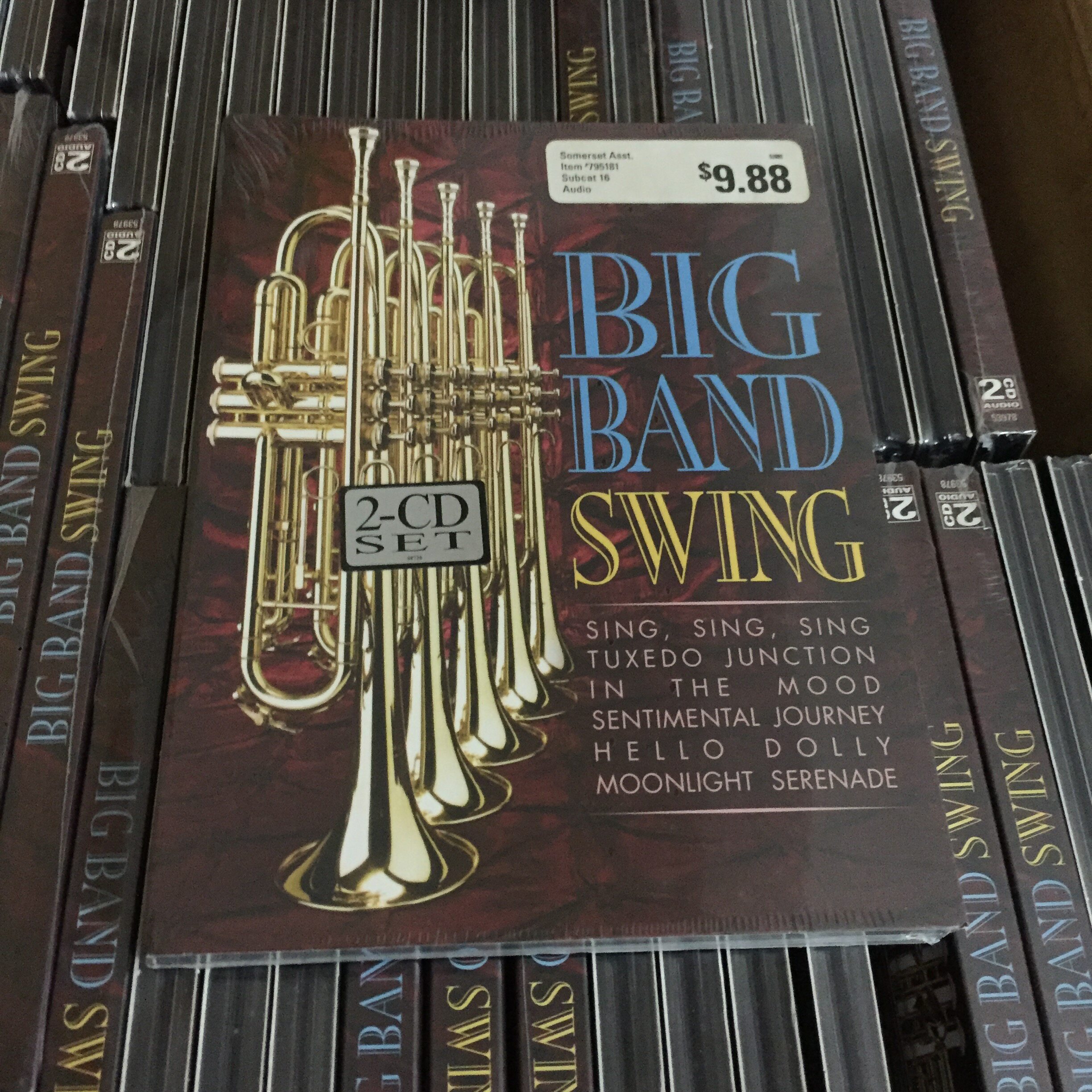 Джазовая классика в настроении Hello Dolly BIG BAND SWING 2CD двойной диск, нераспечатанный Изображение 1