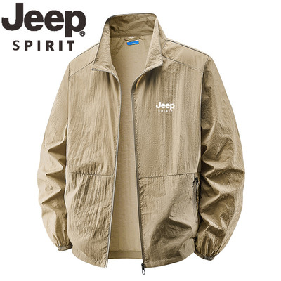 Jeep, джип, мужская летняя одежда для защиты от солнца, легкая и тонкая куртка для отдыха, коллекция 2026 года, новая коллекция, размер, свободный крой