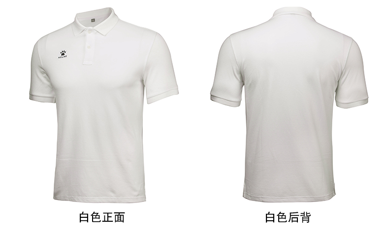 Áo sơ mi thể thao nam KELME Karle Lapel Paul tay áo ngắn màu sắc giản dị Nhóm mua áo thun kinh doanh - Áo polo thể thao áo polo form rộng