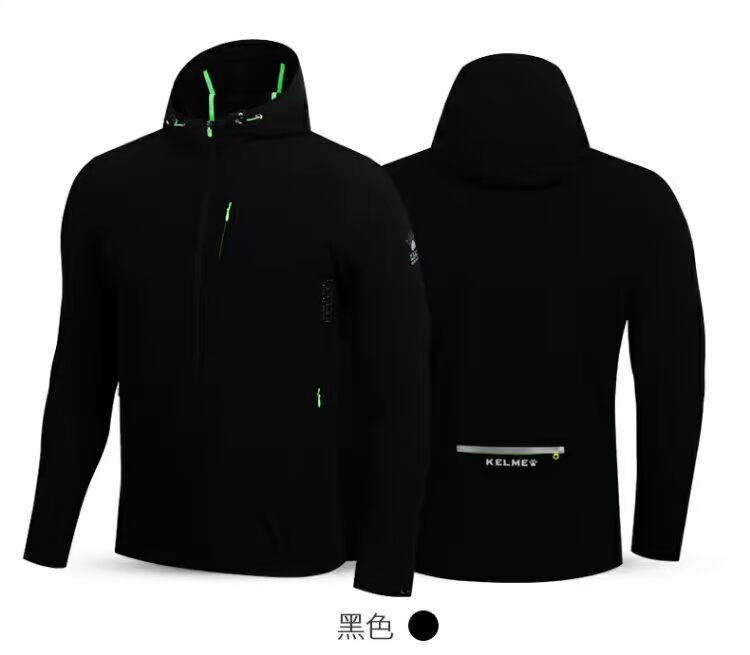 KELME Kalmei xuân hè nam áo khoác thể thao chống gió chạy cổ áo áo gió áo khoác thủy triều - Áo khoác thể thao / áo khoác áo khoác thể thao