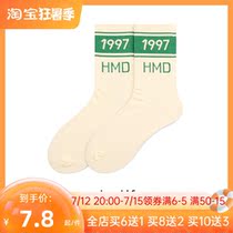 Socks Children Summer Thin Pure Cotton Hip Hop Trend Long Socks 1997ins Tide Korean version of the street sports Stocking Male