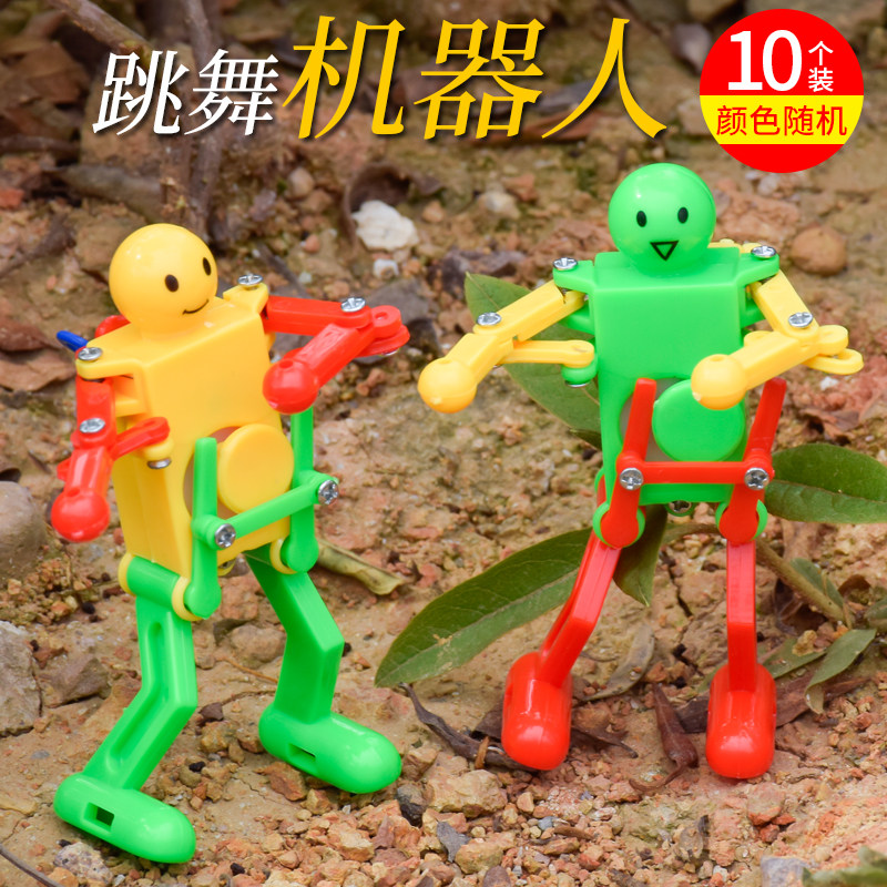Dancing robots swing on the chain and mini matches for children's hair toy kindergarten prize small gift