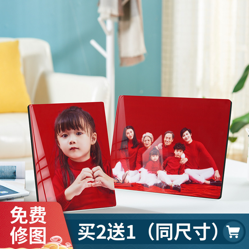 Make photos into photo frames, table photos, custom crystal wedding photos, wall photos, creative photo album frame ornaments