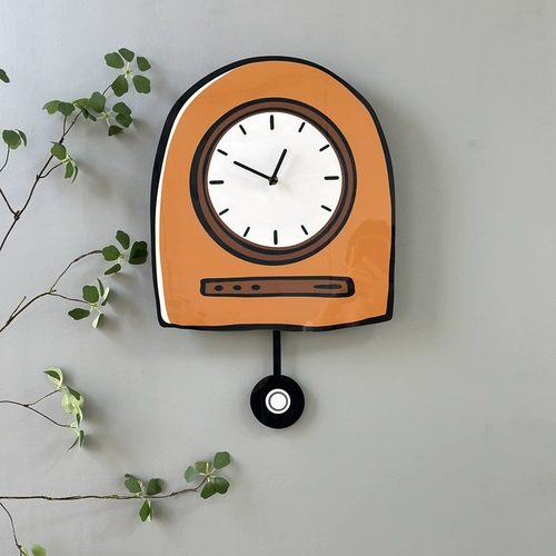 Современные и простые раскачивающиеся часы Майяра без перфорации, креативные модные домашние настенные часы, немые персонализированные декоративные часы