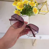 【718-Sunglasses】 Порошок градиента серебряной рамы